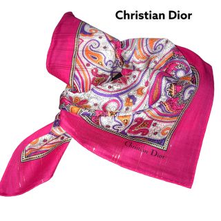 クリスチャンディオール(Christian Dior)のクリスチャンディオールハンカチプチスカーフ(ハンカチ)