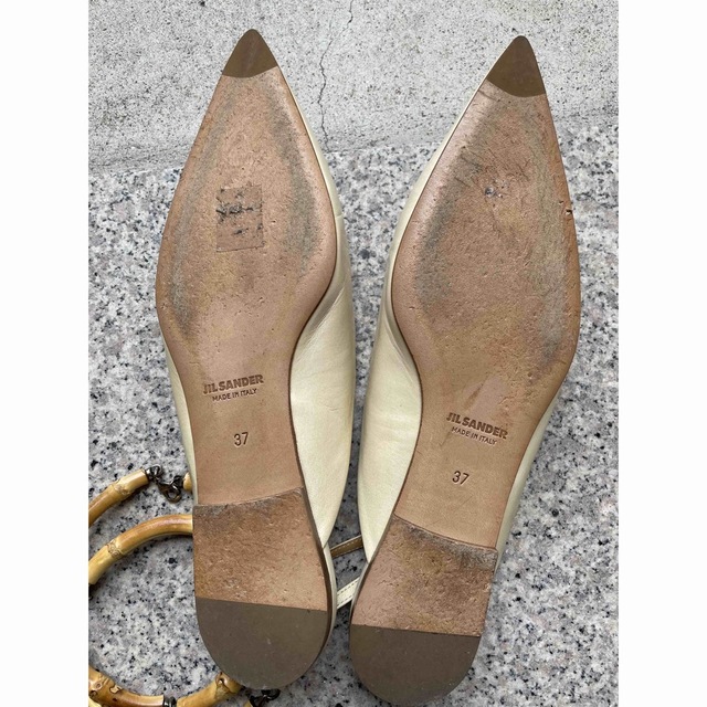 Jil Sander - JIL SANDER bamboo anklet sandalsの通販 by ち's shop