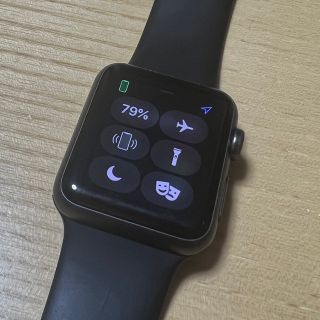 アップルウォッチ(Apple Watch)のapple watch 38mm 第一世代 スペースグレー(腕時計)