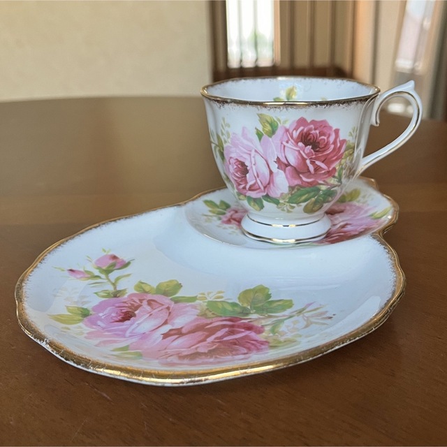 美品】ロイヤルアルバート☆アメリカンビューティー☆テニスセット 美品】ロイヤルアルバート☆アメリカンビューティー☆テニスセット