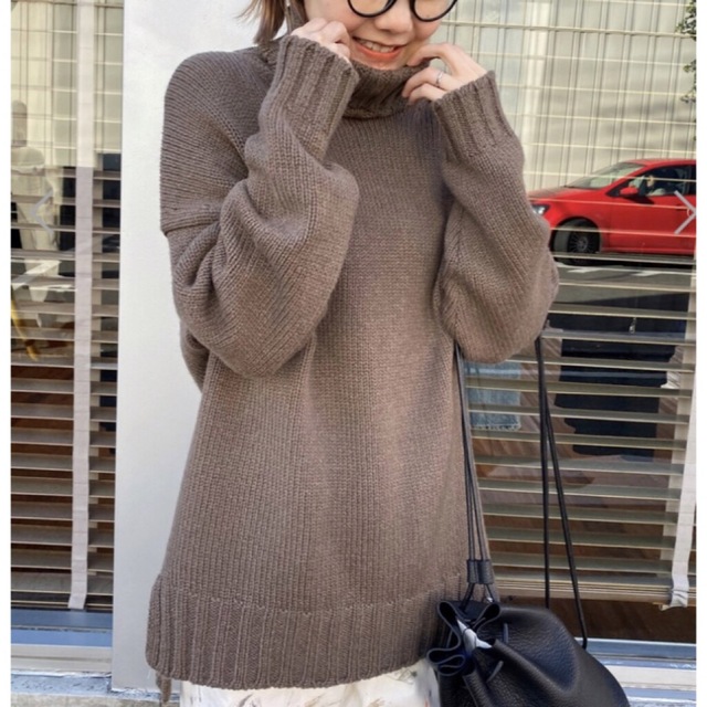 NAKED CASHMERE ゆったり カシミヤ ニット 紺 M