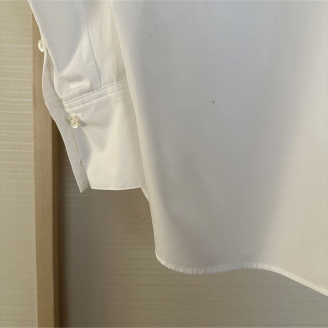 ROPE’(ロペ)の【汚れあり】ROPE バンドカラーシャツ ホワイト レディースのトップス(シャツ/ブラウス(長袖/七分))の商品写真