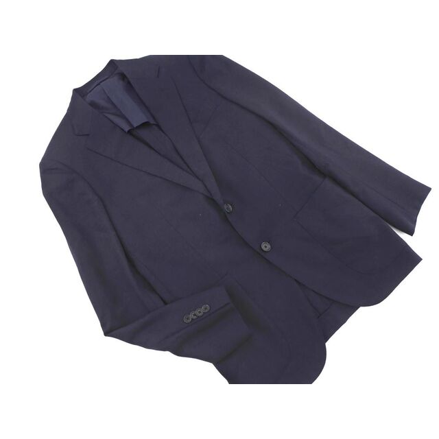UNITED ARROWS ユナイテッドアローズ ウール100% Premium wool テーラード ジャケット size44/紺 ■◇ メンズ