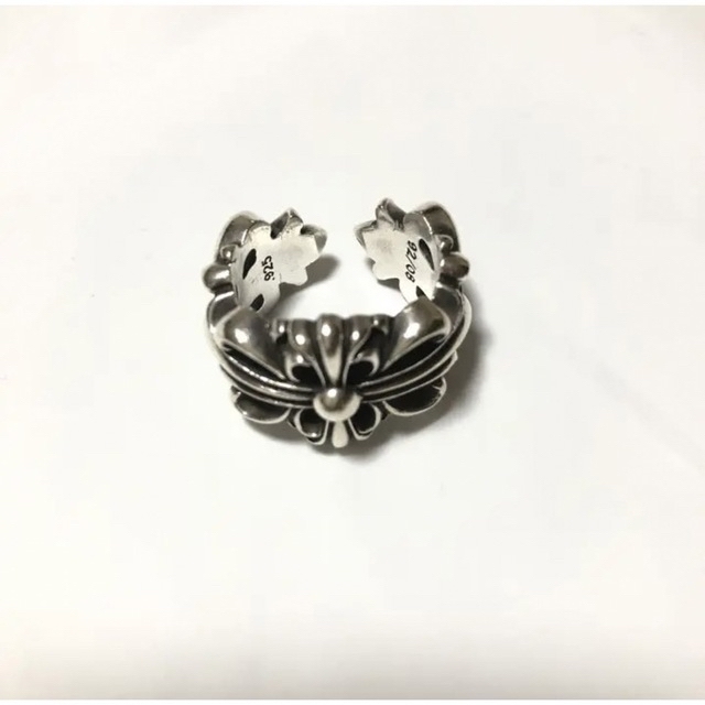 Chrome Hearts(クロムハーツ)のクロムハーツ　ダブルフローラルリング　us7 メンズのアクセサリー(リング(指輪))の商品写真