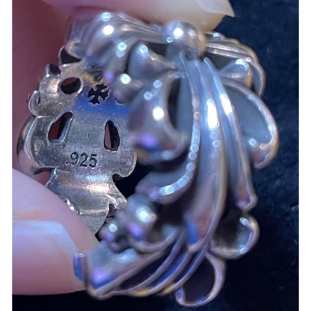 Chrome Hearts(クロムハーツ)のクロムハーツ　ダブルフローラルリング　us7 メンズのアクセサリー(リング(指輪))の商品写真