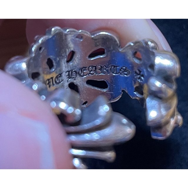 Chrome Hearts(クロムハーツ)のクロムハーツ　ダブルフローラルリング　us7 メンズのアクセサリー(リング(指輪))の商品写真