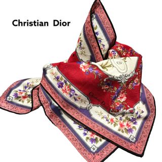 クリスチャンディオール(Christian Dior)のクリスチャンディオールハンカチプチスカーフ(ハンカチ)