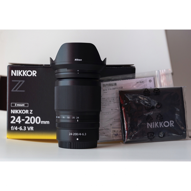 保証残あり】ニコン NIKKOR Z 24-200mm f/4-6.3 VR 日本初の www.gold ...