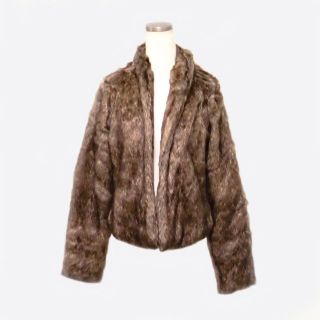 ホリスター(Hollister)の★新品★ホリスター★フェイクファージャケット (Brown/M)(毛皮/ファーコート)