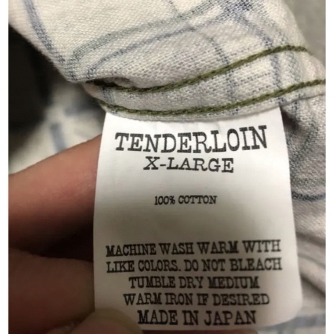 TENDERLOIN(テンダーロイン)のテンダーロイン  オプティカル　ネルシャツ　フランネル　コットン　XL メンズのトップス(シャツ)の商品写真