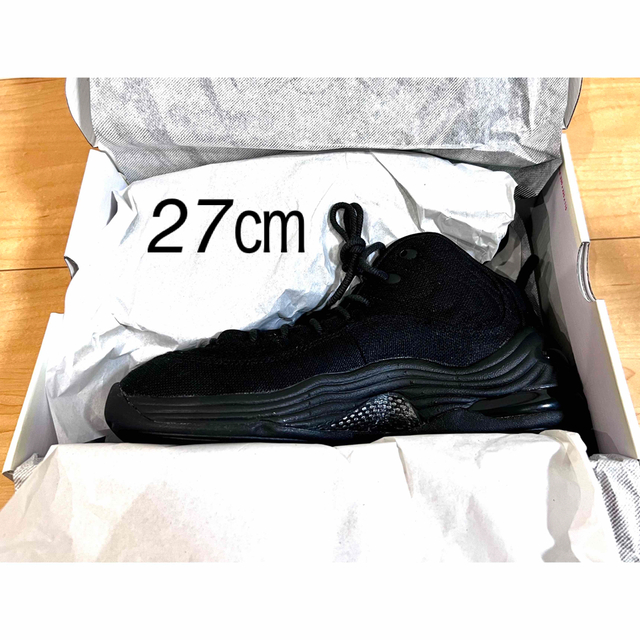 STUSSY & NIKE AIR PENNY 2 ブラック 27cm