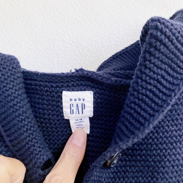 GAP くま耳 カーディガン　90 新品未使用　ネイビー　ギャップ