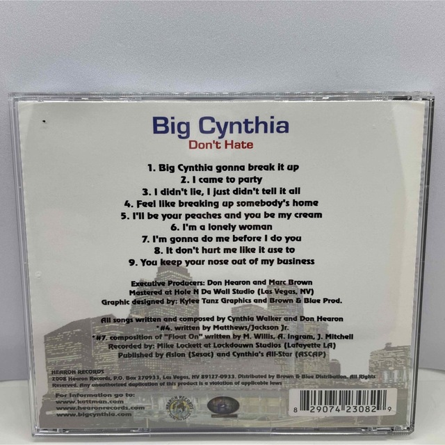 Indie Soul G-RAP R&B  BIG CYNTHIA