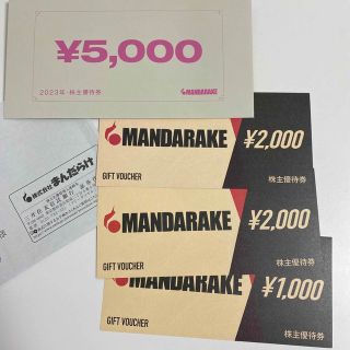 アイエヌアイ(INI)のまんだらけ 株主優待 5000円分(ショッピング)