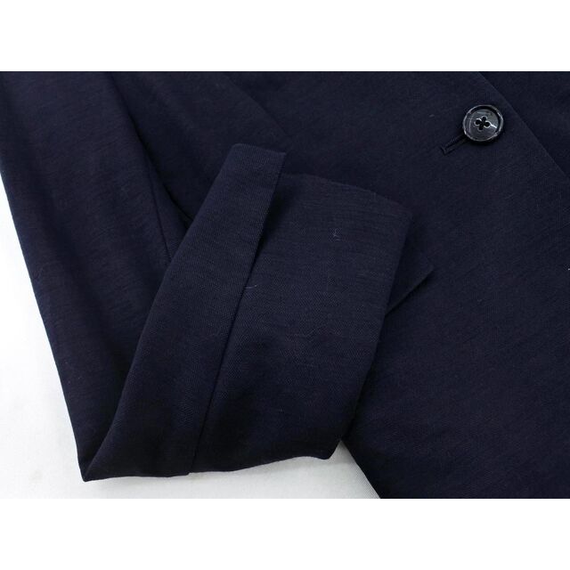UNITED ARROWS ユナイテッドアローズ リネン混 テーラード ジャケット size36/紺 ■◇ レディース