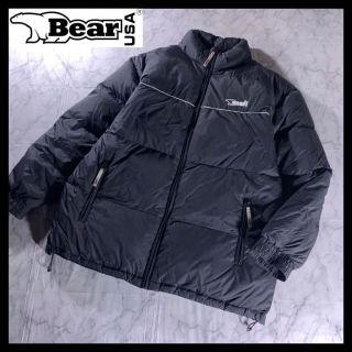 ベアー(Bear USA)の00s 古着 Bear USA ベアー 肉厚 ダウンジャケット ヌプシ 黒 XL(ダウンジャケット)