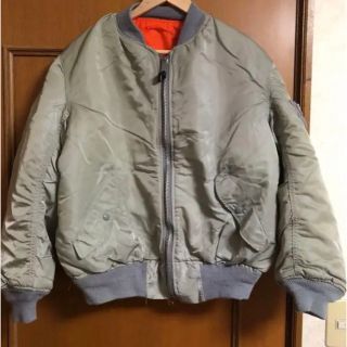 ALPHA INDUSTRIES - GOLDEN.MFG MA-1 シルバー XL アメリカ製 ...