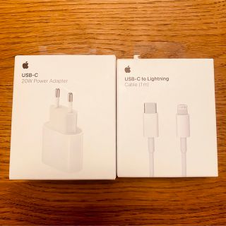 アップル(Apple)の【純正】APPLE 電源アダプタ ケーブル Cタイプコンセント(バッテリー/充電器)