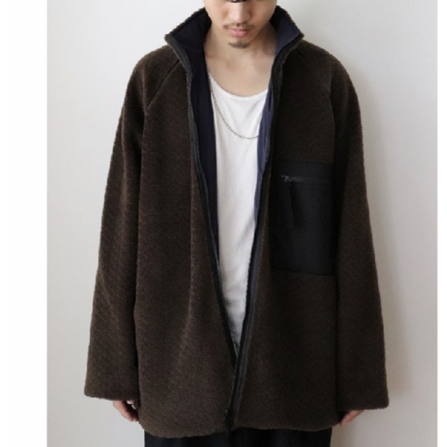 essay レトロカーディガン　18aw リバーシブル　撥水