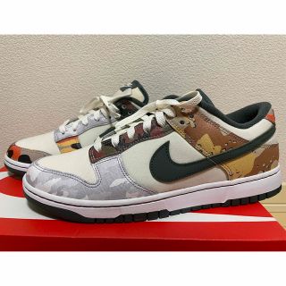 ナイキ(NIKE)のNIKE DUNK LOW SE "SAIL MULTI CAMO" (スニーカー)