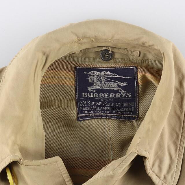 BURBERRY(バーバリー)の古着 50年代 バーバリー Burberry's ステンカラーコート バルマカーンコート 英国製 メンズL ヴィンテージ /eva001832 メンズのジャケット/アウター(ステンカラーコート)の商品写真