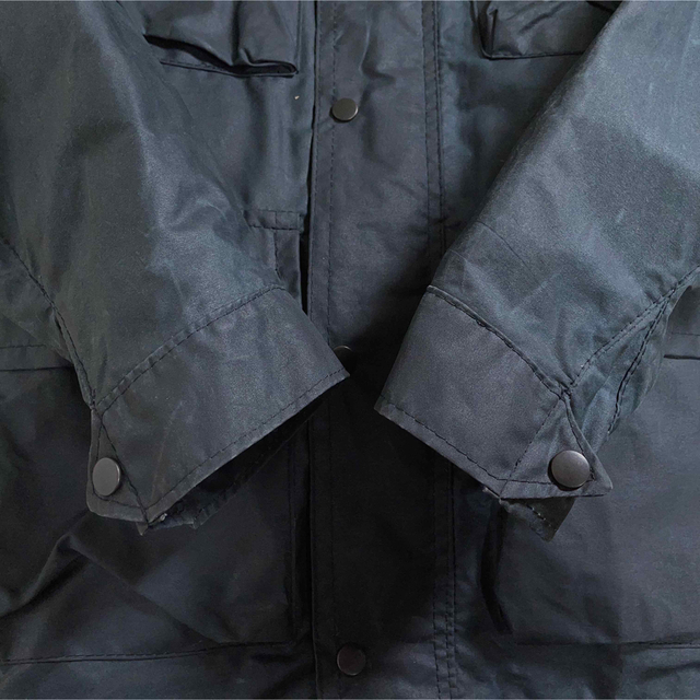 Lewis Leathers(ルイスレザー)の☆80's ルイスレザーズ オイルドコットンジャケット ブラック/XL相当 メンズのジャケット/アウター(その他)の商品写真