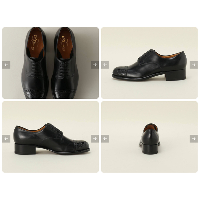 COMOLI - Le Yucca's レユッカス Crocodile Cap Toe クロコの COMOLI - Le Yucca's レユッカス Crocodile Cap Toe クロコの