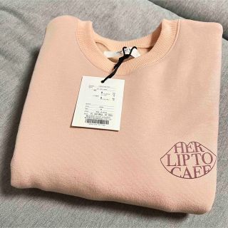 【新品未使用】herlipto cafe スウェット ピンク Mサイズ タグ付き