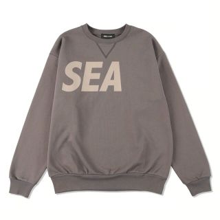 ウィンダンシー(WIND AND SEA)の【新品未使用】WIND AND SEA Crew neck チャコール(スウェット)