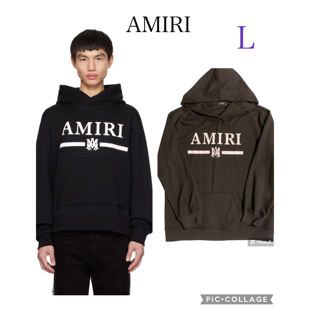 AMIRI ブラック バンダナ フーディ