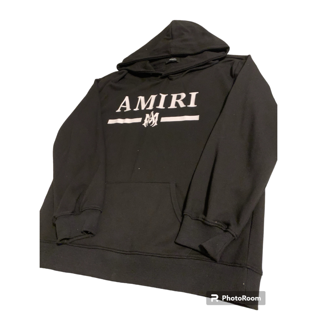 AMIRI(アミリ)のAMIRI BLACK COTTON FOODIE メンズのトップス(パーカー)の商品写真