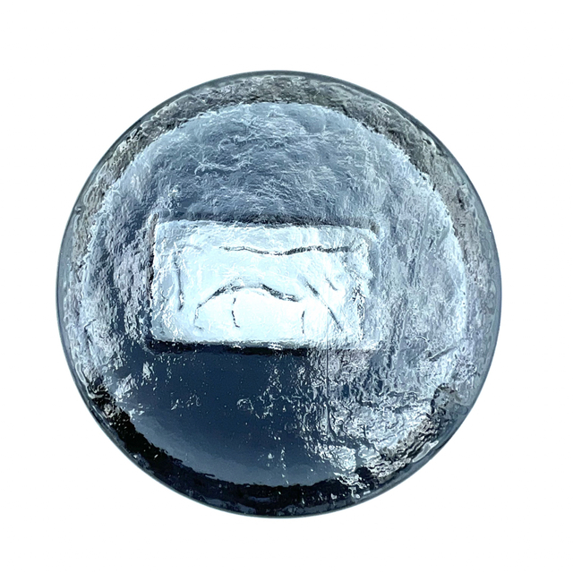 エリックホグラン　アッシュトレイ　灰皿　小物入れ　北欧　ガラス　牛 エンタメ/ホビーの美術品/アンティーク(ガラス)の商品写真