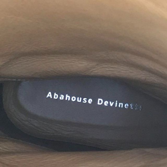 Abahouse Devinette(アバハウスドゥヴィネット)の3580→3000円お値下★極美品★アバハウス ドゥイネット リアルレザー レディースの靴/シューズ(ブーツ)の商品写真