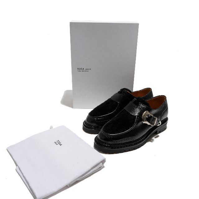 2022新生活 新品 TOGA VIRILIS EMBOSSED LEATHERBLACKFUR - 通販 - www