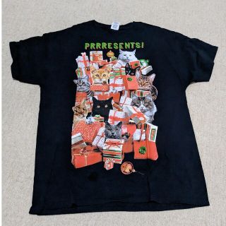 ステューシー(STUSSY)の猫　クリスマス　Ｔシャツ(Tシャツ/カットソー(半袖/袖なし))