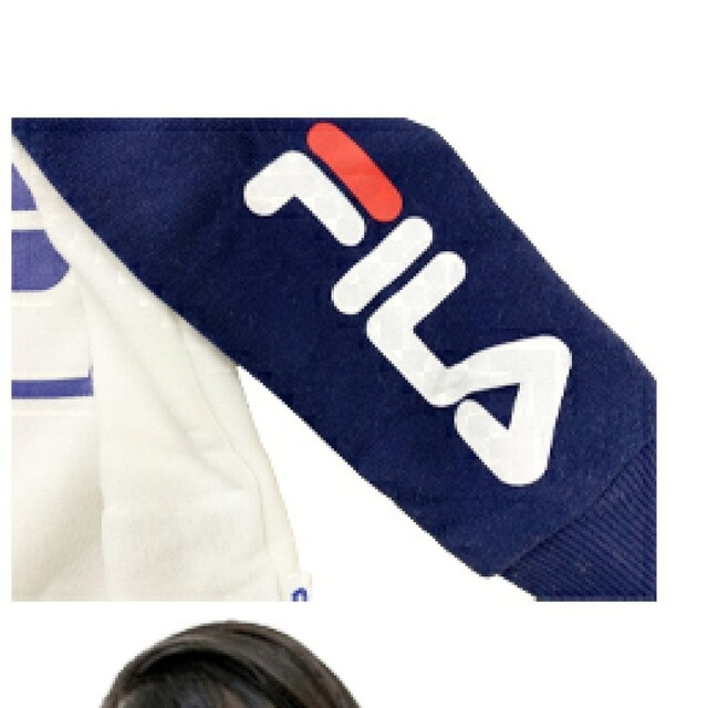 FILA(フィラ)の【FILA】フィラ プリント ロゴ 裏起毛 スウェット トレーナー 110㎝ キッズ/ベビー/マタニティのキッズ服女の子用(90cm~)(Tシャツ/カットソー)の商品写真