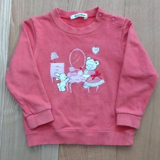 ファミリア(familiar)のfamiliar(ファミリア)　リアちゃん　ドレッサー　トレーナー　90cm(Tシャツ/カットソー)