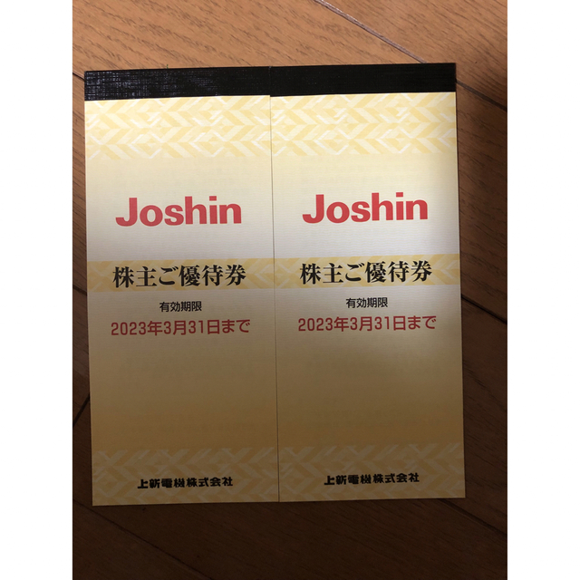 上新電機株式会社　株主優待2冊
