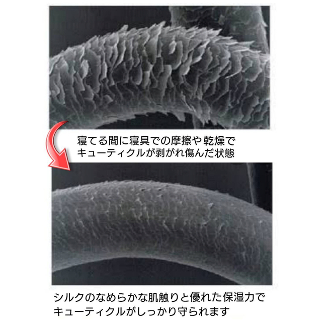 ㊼ ナイトキャップ シルク100% ロング フリーサイズ ブラック ツヤ髪 美髪 レディースの帽子(その他)の商品写真