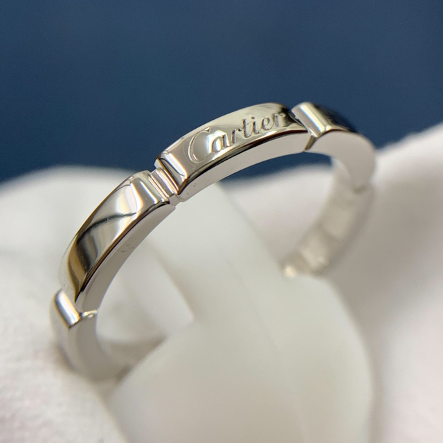 CARTIER カルティエ K18WG ホワイトゴールド マイヨン パンテール ウェディング リング・指輪 B4080452 ダイヤモンド 12号 52 4.1g レディース