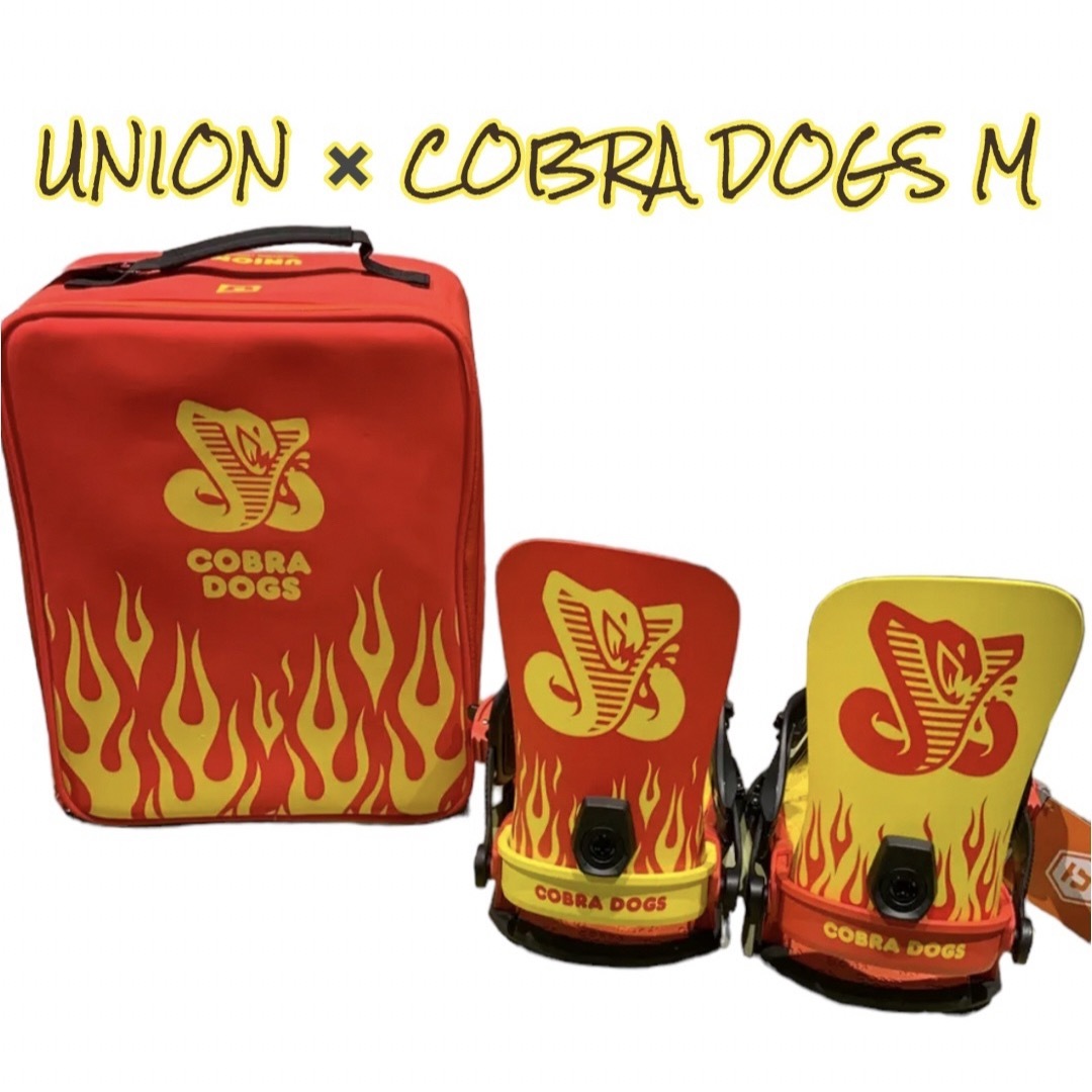 UNION ✖️ COBRA DOGS スノーボード ビンディング M