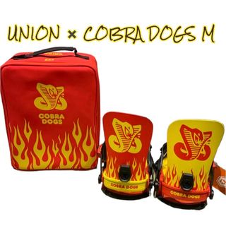 UNION ✖️ COBRA DOGS スノーボード ビンディング M(バインディング)