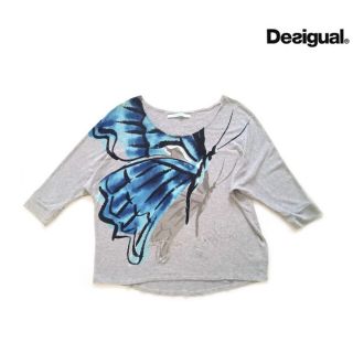 デシグアル(DESIGUAL)のデシグアル■カットソー ドルマンスリーブ グレー(カットソー(長袖/七分))