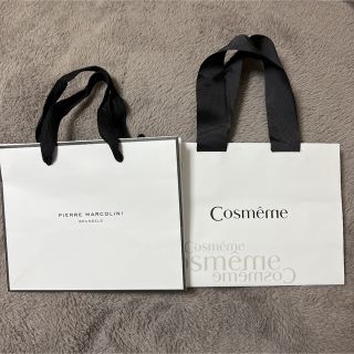 コスメデコルテ(COSME DECORTE)のショップ袋　モノトーン2点セット(ショップ袋)