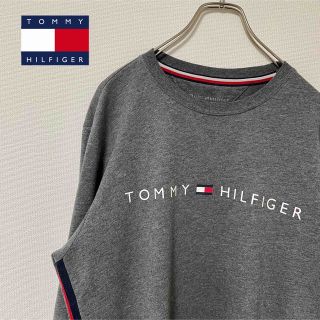 トミーヒルフィガー(TOMMY HILFIGER)のmaho様専用トミーヒルフィガー/ストライプが個性的なロングスリーブTシャツL(Tシャツ/カットソー(七分/長袖))