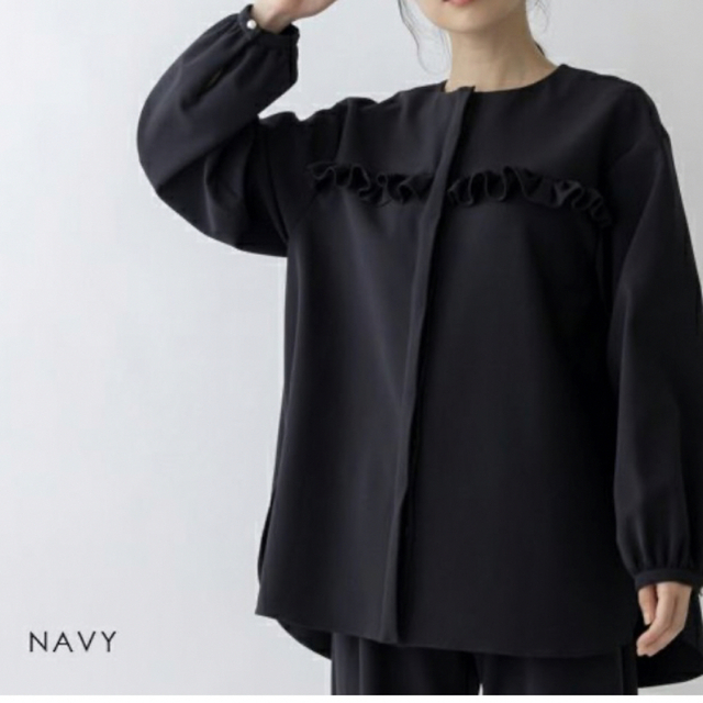 【税込】 sono 22FW ネイビー MUMMUMダブルクロス モデレート
