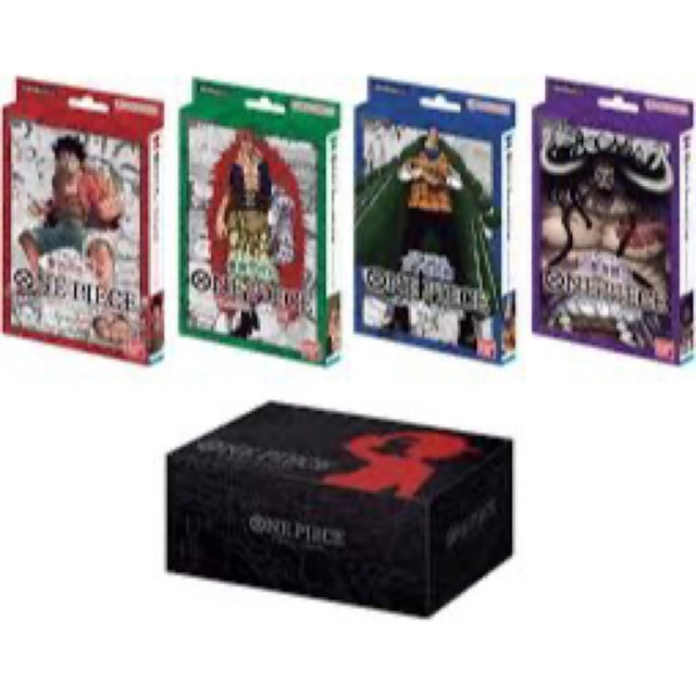 ワンピースカードゲーム　4種類 各1BOXずつの 4BOXセット 新品未開封