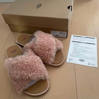 アグ(UGG)の新品UGG アグ　シープスキン クロスストラップ　サンダル　JONI  ジョニー(サンダル)