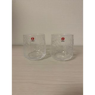 イッタラ(iittala)のイッタラ　フルッタ　クリア　2つセット(グラス/カップ)