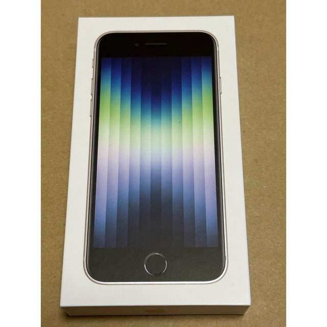 再入荷!】 Apple - iPhone SE3 第三世代 64GBスターライト・白